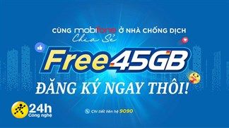 Chia sẻ khó khăn mùa dịch, MobiFone miễn phí một tháng dùng 4G với 45GB tốc độ cao cho bà con miền Tây