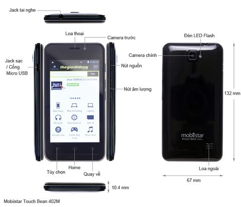 Mobiistar Touch Bean 402M