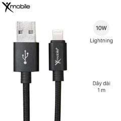  Cáp Lightning 1m Xmobile Spanker B Đen 