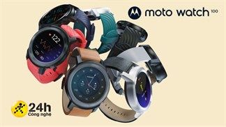 Motorola chính thức ra mắt Moto Watch 100: Mặt số tròn cùng thân nhôm chắc chắn, nhiều tính năng thông minh, giá tốt