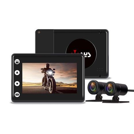 Motocam A2x Wifi 2ch Dual Motor Dashcam