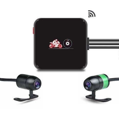Motocam E6l 2ch Dual Wifi Motorcycle Dashcam