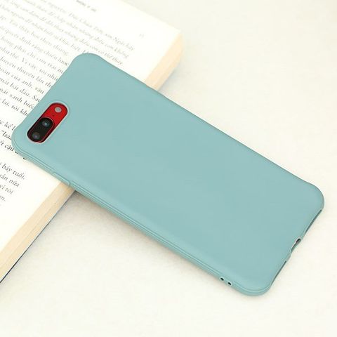 Ốp lưng iPhone 7/8+ nhựa dẻo Bumper Candy JM Xanh cây thông