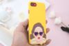 Ốp lưng iPhone 7 - iPhone 8 Nhựa cứng Simple Tassel in hình OSMIA CK170506 Cô gái đeo kính