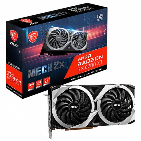 Card Vga Msi Radeon™ Rx 6700xt Mech 2x 12g Oc – 12gb Gddr6