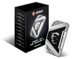  MSI 2WAY SLI BRIDGE SIZE L Silver 