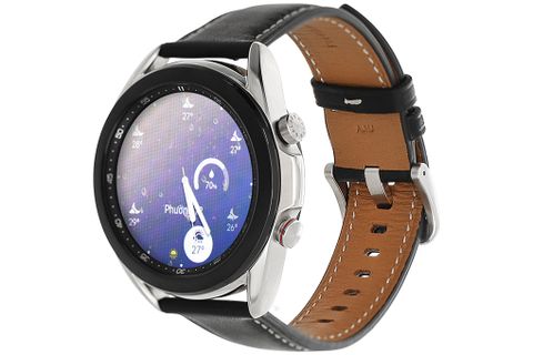 Samsung Galaxy Watch 3 LTE 41mm viền thép dây da đen