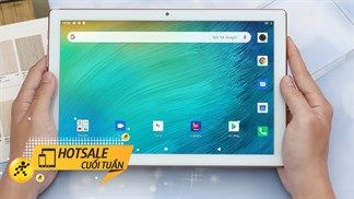 2 chiếc tablet Masstel hạ giá dịp cuối tuần quá xá đã, máy có màn hình lớn, hỗ trợ 4G sắm về cày phim hay học online đều tuyệt