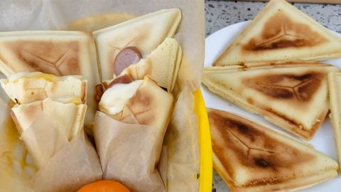 Cách làm bánh hotdog tam giác phô mai chảy thơm ngon, ai ăn cũng thích