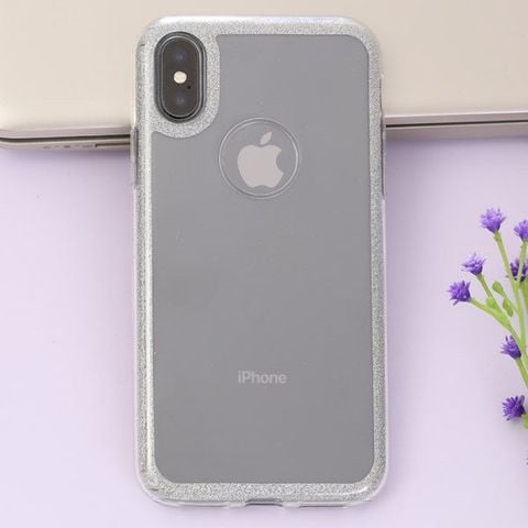 Ốp lưng iPhone X nhựa dẻo viền cứng SHINING OSMIA