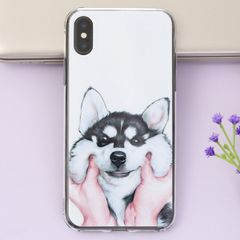  Ốp lưng iPhone X Nhựa cứng viền dẻo Cream COSANO SR171204 Husky 