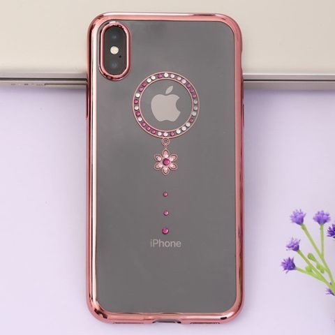Ốp lưng iPhone X Nhựa cứng viền dẻo TPU+PC or PC Thiên Nga Nude