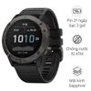 Đồng hồ thông minh Garmin Fenix 6 Pro Solar dây silicone