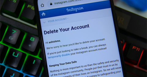 Hướng dẫn cách xóa tài khoản Instagram trên điện thoại đơn giản nhất