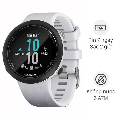 Đồng hồ thông minh Garmin Swim 2 dây silicone