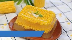  2 cách làm rau câu bắp giòn ngon thơm béo không bị tách lớp 