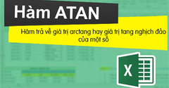 Cách sử dụng hàm ATAN trong Excel chi tiết có ví dụ minh họa 