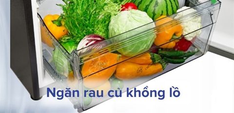 Lợi ích từ ngăn rau khổng lồ trên tủ lạnh Panasonic