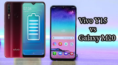  Pin trâu 5000 nên chọn Vivo Y15 và Samsung Galaxy M20 