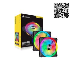  Fan Corsair QL140 RGB - Triple Pack 