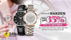  Phụ nữ là nhất, tặng đồng hồ là 'chất': Chọn liền thương hiệu Nakzen giảm cực nhiệt dịp 20/10 này, giá đẹp như mơ, sắm liền kẻo lỡ 