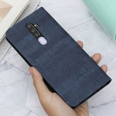  Ốp lưng Oppo A9 Nắp gập Accura JM Xanh Navy 