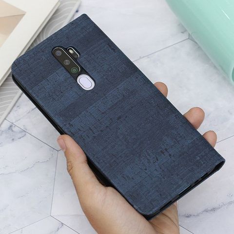 Ốp lưng Oppo A9 Nắp gập Accura JM Xanh Navy