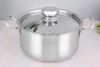 Nồi inox 3 đáy nắp inox 20 cm Fivestar FSN20-SW