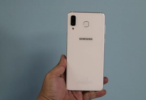 Nắp lưng Samsung A6 Plus (xanh dương)