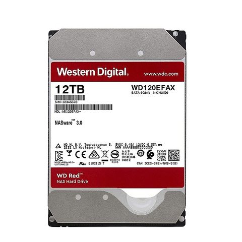 Nas Wd Red 12Tb Wd120Efax