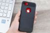 Ốp lưng iPhone 7-8 Nhựa dẻo Fancy COSANO Đen