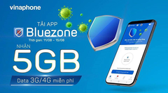  Cách nhận 5GB data miễn phí khi cài ứng dụng Bluezone 
