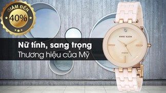 Rộn ràng ưu đãi nhân dịp 20/10, đồng hồ thời trang nữ Anne Klein đồng giảm 40%, đồng hồ thì chất khỏi chê nay giá lại quá hời