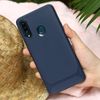 Ốp lưng Galaxy A20s Nhựa dẻo New Carbon TPU JM Xanh Navy