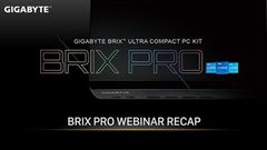  GIGABYTE vừa cho ra mắt một loạt các PC Mini BRIX Pro được trang bị bộ vi xử lí 