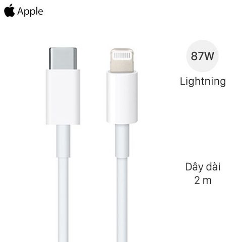 Cáp Type C - Lightning 2m Apple MQGH2 Trắng
