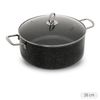 Nồi nhôm chống dính nắp kính 26 cm Delites NDE