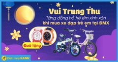  Vui Trung Thu, Tặng đồng hồ trẻ em xinh xắn khi mua xe đạp trẻ em tại Trung Tâm Bảo Hành 