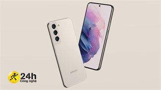 Thông qua kính cường lực cho thấy Galaxy S22 và Galaxy S22 Plus có viền màn hình tứ phía siêu hẹp, đều nhau rất thẩm mỹ
