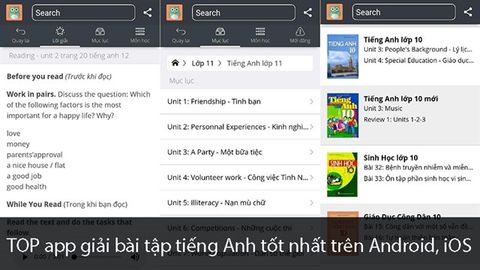 TOP 5 app giải tiếng Anh miễn phí tốt nhất trên Android, iOS