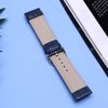 Dây da đồng hồ 22 mm xanh dương LS041-02