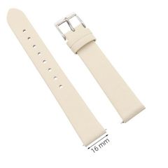  Dây da đồng hồ 16 mm vàng hồng G067 