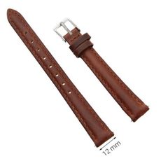  Dây da đồng hồ 12 mm vàng hồng G068 