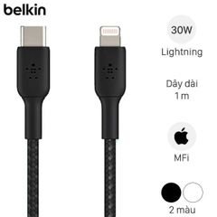 Cáp Type C - Lightning MFI 1m Belkin CAA004 