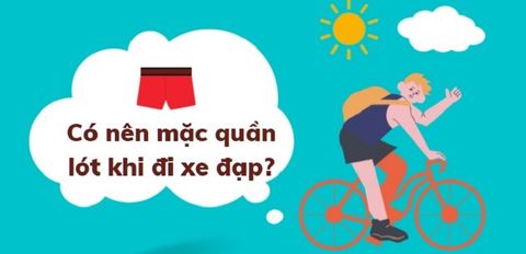 Có nên mặc quần lót bên trong quần thể thao khi đạp xe hay không?