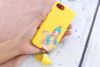 Ốp lưng iPhone 7 - iPhone 8 Nhựa cứng Simple Tassel in hình OSMIA CK170507 Cô gái nón xanh