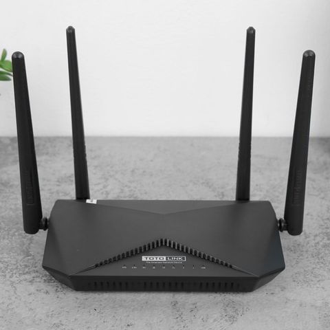 Router Wifi Chuẩn AC1200 Băng Tần Kép Totolink A3002RU V2 Gigabit Đen