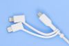 Cáp 3 đầu Lightning Type C Micro 0.9m Anker Powerline II A8436 Trắng