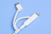 Cáp 3 đầu Lightning Type C Micro 0.9m Anker Powerline II A8436 Trắng