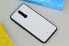 Ốp lưng Redmi 8 nhựa cứng viền dẻo Glass Duo JM Trắng